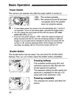 Preview for 28 page of Canon EOS 350D Instruction Manual