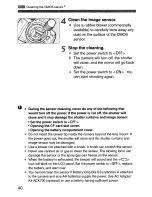 Preview for 40 page of Canon EOS 350D Instruction Manual