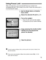 Preview for 75 page of Canon EOS 350D Instruction Manual