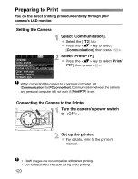 Preview for 120 page of Canon EOS 350D Instruction Manual