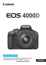 Предварительный просмотр 1 страницы Canon EOS 4000D Instruction Manual