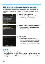 Предварительный просмотр 192 страницы Canon EOS 4000D Instruction Manual