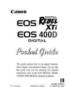 Предварительный просмотр 181 страницы Canon EOS 400D Digital Instruction Manual