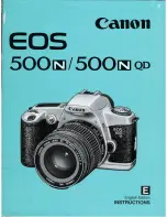 Preview for 1 page of Canon EOS 500 N QD Instructions Manual