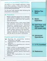 Preview for 2 page of Canon EOS 500 N QD Instructions Manual