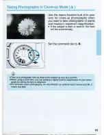 Preview for 23 page of Canon EOS 500 QD Instructions Manual