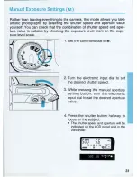 Предварительный просмотр 31 страницы Canon EOS 500 QD Instructions Manual