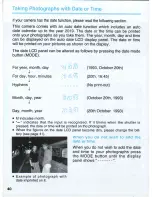 Preview for 40 page of Canon EOS 500 QD Instructions Manual