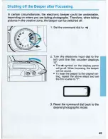 Предварительный просмотр 49 страницы Canon EOS 500 QD Instructions Manual