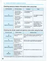 Preview for 38 page of Canon EOS 500 Instructions Manual