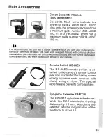 Preview for 53 page of Canon EOS 5000 QD Instructions Manual