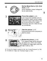 Предварительный просмотр 15 страницы Canon EOS 50D Instruction Manual