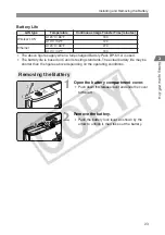 Предварительный просмотр 23 страницы Canon EOS 5D - Focusing Screen Ee-A Instruction Manual