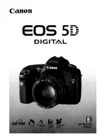 Предварительный просмотр 1 страницы Canon EOS 5D Mark II - EOS 5D Mark II 21.1MP Full Frame CMOS Digital SLR Camera Instruction Manual