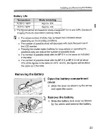 Предварительный просмотр 25 страницы Canon EOS 5D Mark II - EOS 5D Mark II 21.1MP Full Frame CMOS Digital SLR Camera Instruction Manual