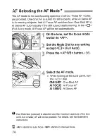 Предварительный просмотр 74 страницы Canon EOS 5D Mark II - EOS 5D Mark II 21.1MP Full Frame CMOS Digital SLR Camera Instruction Manual