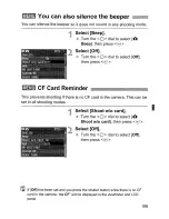 Предварительный просмотр 99 страницы Canon EOS 5D Mark II - EOS 5D Mark II 21.1MP Full Frame CMOS Digital SLR Camera Instruction Manual