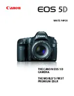 Canon EOS 5D Mark II - EOS 5D Mark II 21.1MP Full Frame CMOS Digital SLR... White Paper предпросмотр