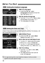 Предварительный просмотр 42 страницы Canon EOS 5D Mark II Instruction Manual