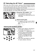 Предварительный просмотр 81 страницы Canon EOS 5D Mark II Instruction Manual