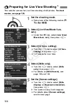 Предварительный просмотр 108 страницы Canon EOS 5D Mark II Instruction Manual