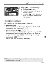 Предварительный просмотр 109 страницы Canon EOS 5D Mark II Instruction Manual