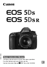 Canon EOS 5DS Basic Instruction Manual preview