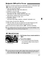 Preview for 87 page of Canon EOS 600D Instruction Manual