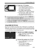 Preview for 219 page of Canon EOS 600D Instruction Manual