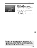 Preview for 231 page of Canon EOS 600D Instruction Manual