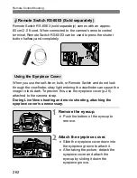 Preview for 262 page of Canon EOS 600D Instruction Manual