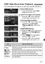 Preview for 215 page of Canon EOS 600D User Manual