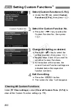 Preview for 250 page of Canon EOS 600D User Manual