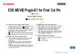 Preview for 1 page of Canon EOS 60D Quick Start Manual