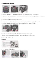 Предварительный просмотр 4 страницы Canon EOS 620-650 User Manual