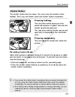 Предварительный просмотр 43 страницы Canon EOS 650D Instruction Manual