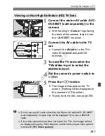 Предварительный просмотр 261 страницы Canon EOS 650D Instruction Manual