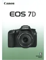 Предварительный просмотр 1 страницы Canon EOS 70 Instruction Manual