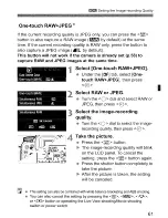 Предварительный просмотр 61 страницы Canon EOS 70 Instruction Manual