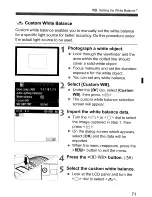 Предварительный просмотр 71 страницы Canon EOS 70 Instruction Manual