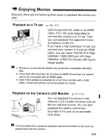 Предварительный просмотр 169 страницы Canon EOS 70 Instruction Manual