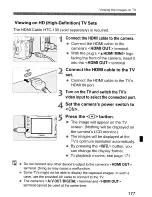 Предварительный просмотр 177 страницы Canon EOS 70 Instruction Manual