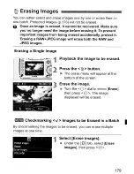 Предварительный просмотр 179 страницы Canon EOS 70 Instruction Manual