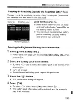 Предварительный просмотр 233 страницы Canon EOS 70 Instruction Manual