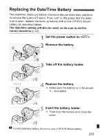 Предварительный просмотр 235 страницы Canon EOS 70 Instruction Manual