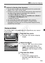 Предварительный просмотр 193 страницы Canon EOS 700D Instruction Manual