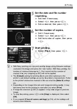 Предварительный просмотр 285 страницы Canon EOS 700D Instruction Manual