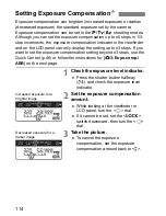 Предварительный просмотр 114 страницы Canon EOS 70D Basic Instruction Manual