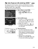 Предварительный просмотр 115 страницы Canon EOS 70D Basic Instruction Manual