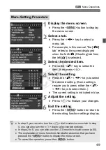 Preview for 49 page of Canon EOS 70D Instruction Manual